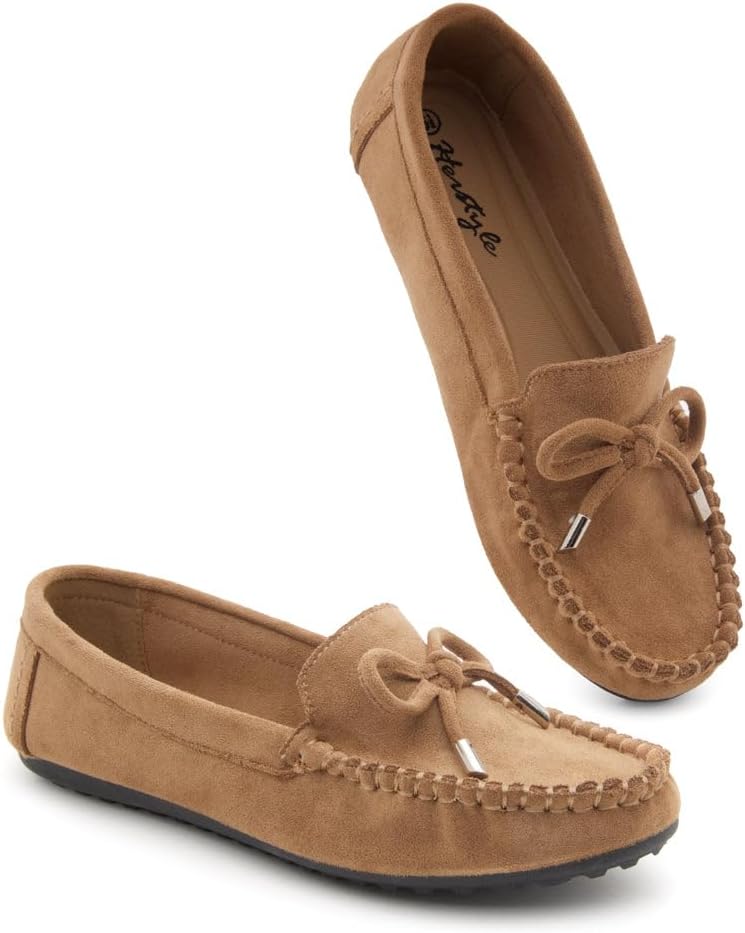 Herstyle Loafers for Women – Slip-On Business Flats Shoes | Dressy Casual Walking Flats with Memory Foam Insole | Lightweight & Comfortable Moccasins for Office & Travel