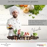 Schwertkrone® Nóż do obierania pomidorów, ostrze faliste [Made in Solingen – Germany] – nóż do warzyw, owoców – mały ostry nóż do cięcia, nóż do piły – nóż uniwersalny (ostrze: 8,5 cm)