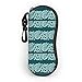 Produktbild WCHAO Sonnenbrille Soft Case Ultra Light Neopren Reißverschluss Brillenetui mit Gürtelclip, Merida Brave Celtic Border