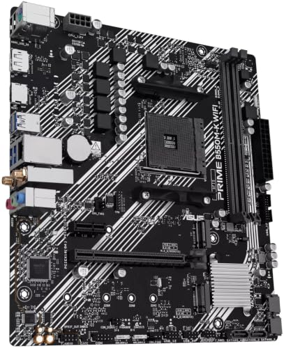 Carte mère ASUS PRIME B550M K WIFI AMD B550 AM4 DDR4 Micro ATX WiFi - vue 4