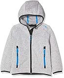 angesagte Optik CMP Jungen Strick Fleece Jacke 3H60844, Argento-B.Co, 116