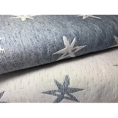 NORA HOME Colcha de Verano Moderna Estrellas Cama 90 Azul - Estelar Cover