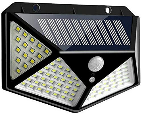 Womdee IP65 Waterproof Solar Motion Sensor Lights with 270 Degree Lighting Angle, 100 LEDs