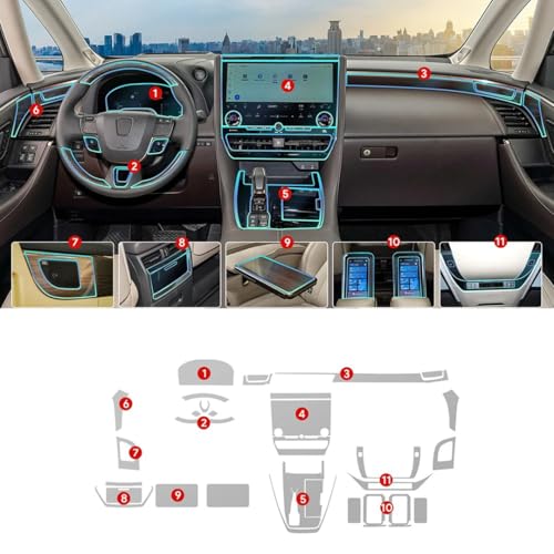 Protection écran Toyota Alphard pour préserver votre navigation de bord - 3