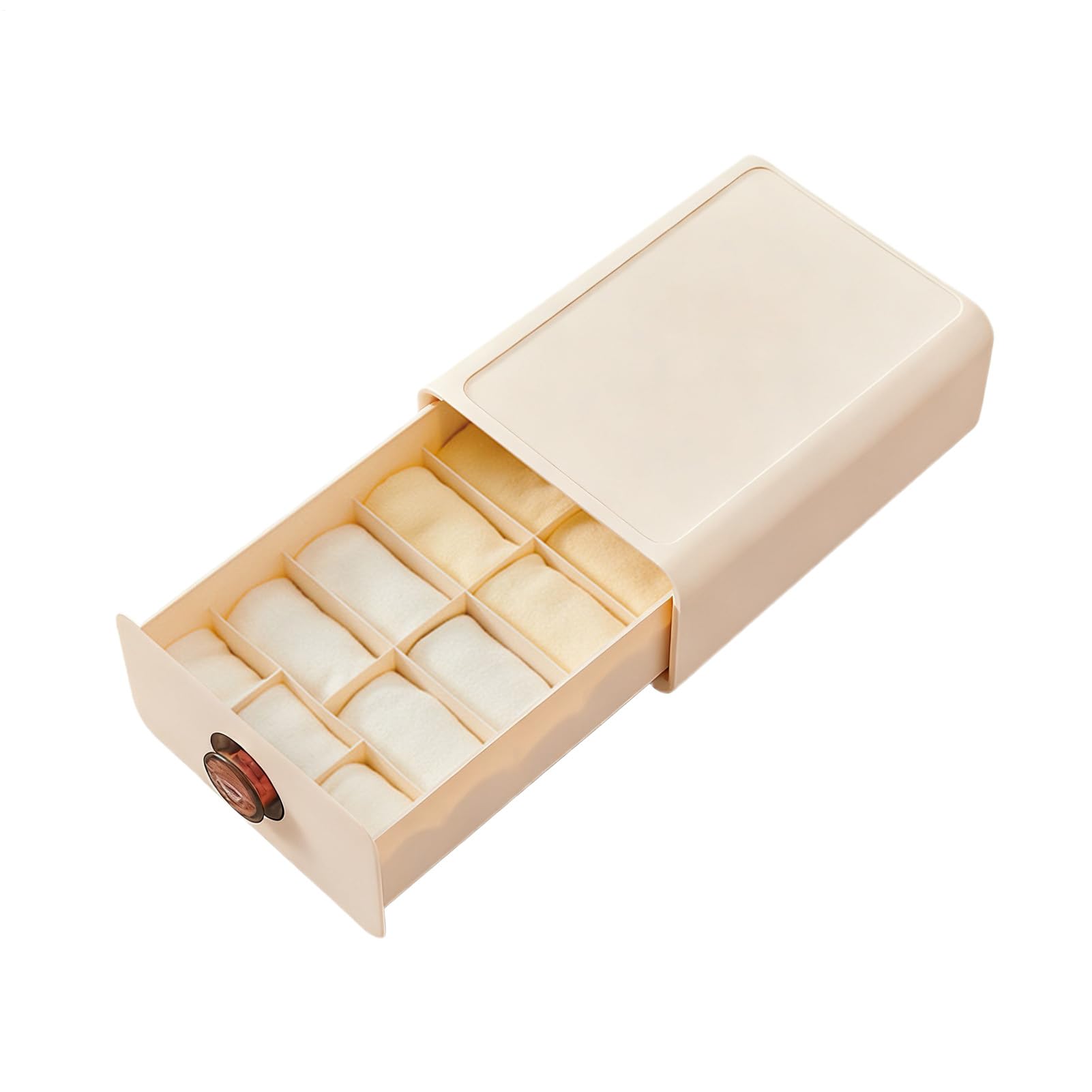 Organizzatore per Biancheria Intima Contenitore Multi Scomparti Per Calzini | Contenitore Organizzatore da Cassetto per Reggiseno Cravatte Abiti Guardaroba Camera da Bagno