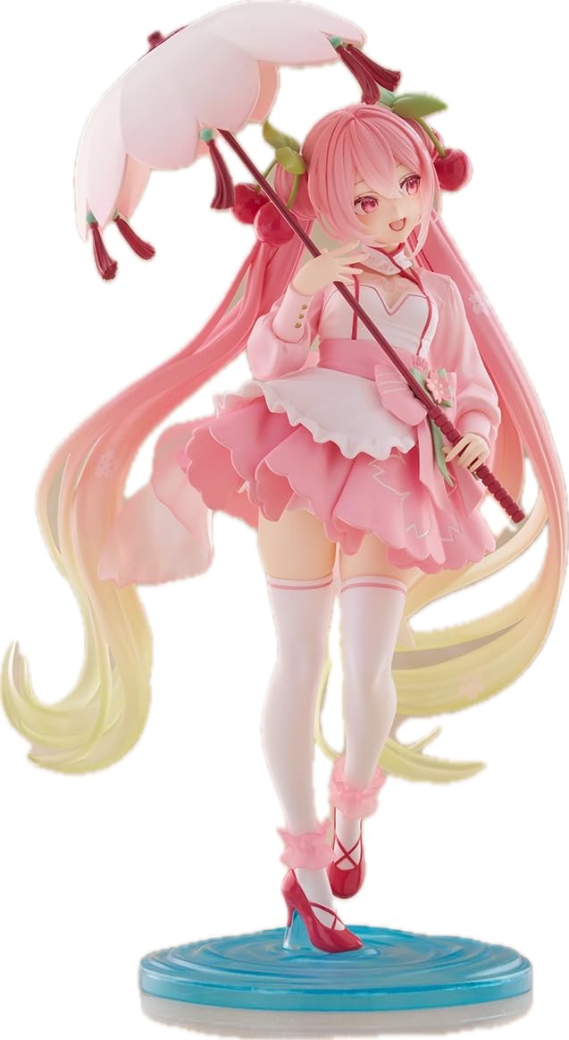 Amazon.com: Thunder Tech Sakura Miku AMP＋ Figure ~ Sakura Dress