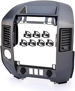 DOTCOM Instrument Panel Lid Finisher Bezel Compatible with 2004 2005 2006 Nissan Titan XE SE Armada SE 682578S800 Gray