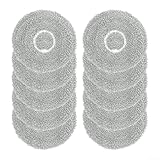 Paños de Repuesto, Mopa Paño Almohadillas para Cecotec Conga-X70 Robots Aspiradora, paños de repuesto lavables, kit de accesorios para mopas(10 piezas)