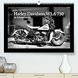 Autor(in): Ingo Laue Harley Davidson WLA 750 in Schwarzweiss (Premium, hochwertiger DIN A2 Wandkalender 2022, Kunstdruck in Hochglanz)