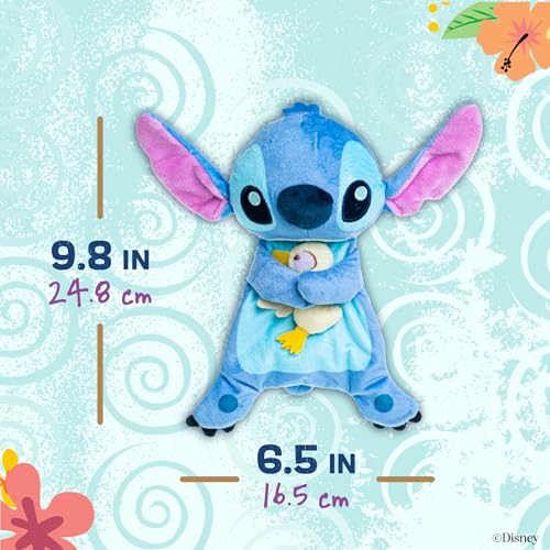 KIDS PREFERRED Disney Stitch Snuggle Blanket, Blue