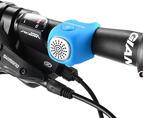 ROCKBROS Electronic Bicycle Horn Cycling Electric Bells Mini E-Bell Rainproof MTB Bicycle Lightweight 75 DB Bike Handlebar Bell Adult