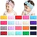 choicbaby Lot de 20 bandeaux, en nylon, ruban pour cheveux, bandes élastiques, conviennent aux bébés, nouveau-nés et enfants