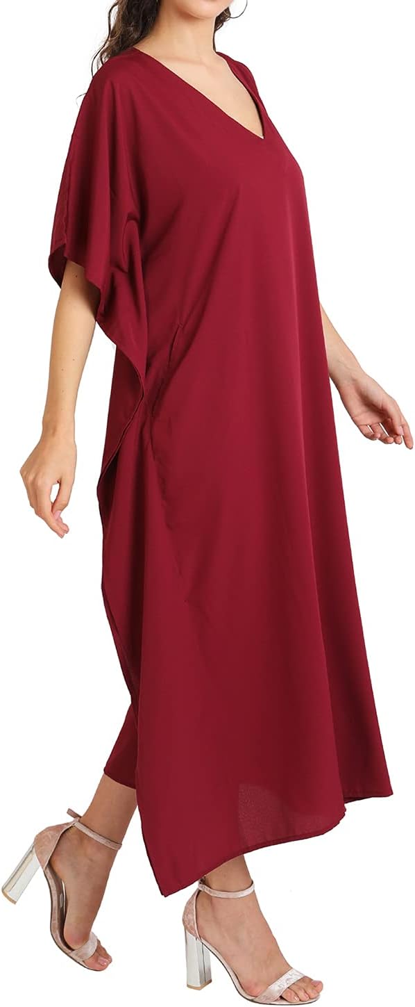 Miss Lavish London Short Caftan Beach Dress, Plus Size African Kaftan, Womens Resort Wear, Cruise, Caribbean Vacation Coverup - Image 3