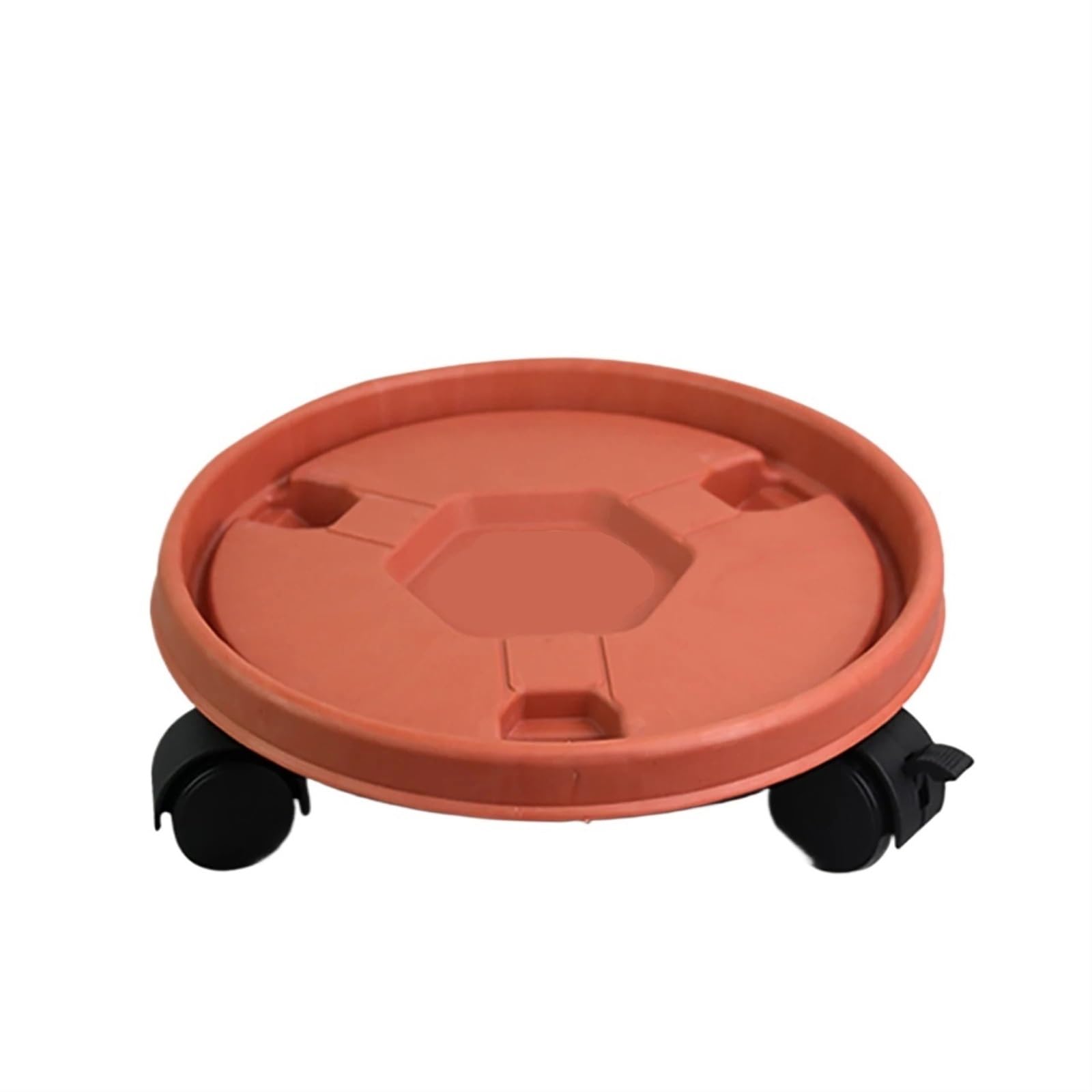 Support de plantes avec roulettes plateau rond amovible plastique