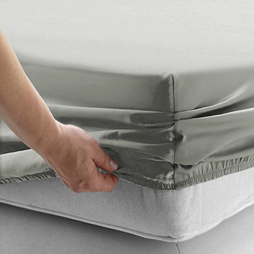 Lenzuolo con angoli, in microfibra, in tinta