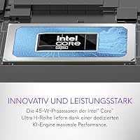 Alienware m16 R2 Gaming Laptop - 16 Inch QHD+ 240Hz, Intel Core Ultra 7 Series 1, 16GB RAM, 1TB SSD, NVIDIA GeForce RTX 4060, Windows 11 Home, German AlienFX Keyboard - Dark Metallic Moon – Ansicht 5