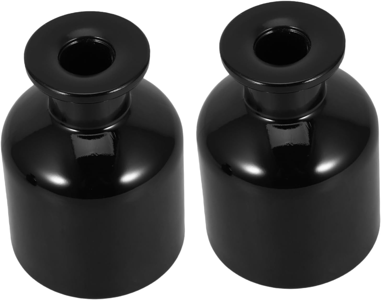 2pcs Glass Oil Diffuser Bottles 150ml Cylindrical Refillable Aromatherapy Diffuser Bottles for Car and DIY Projects