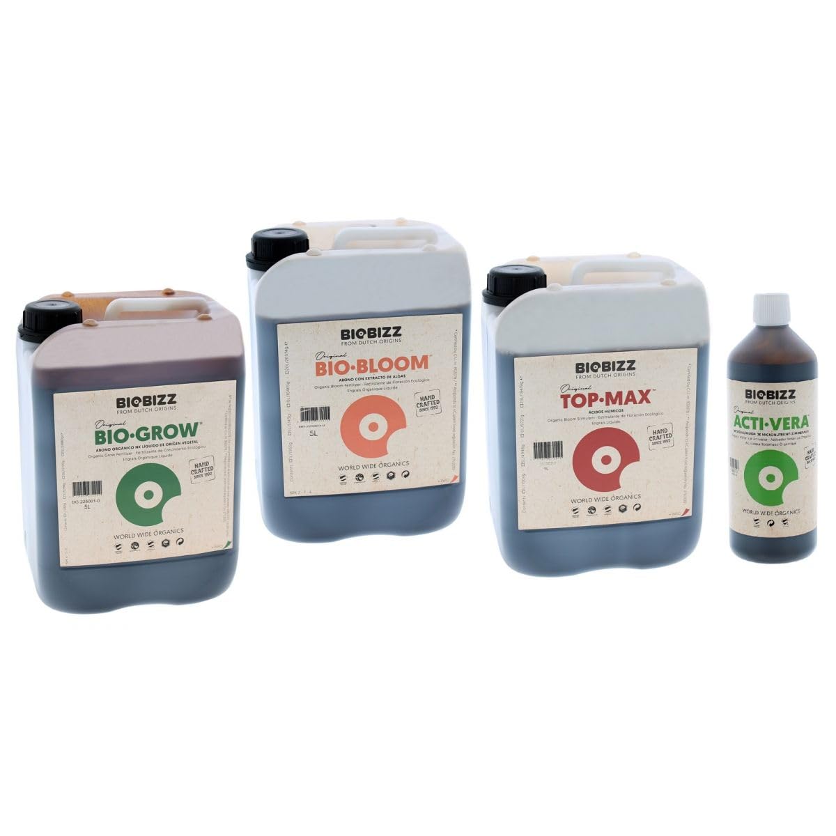 BIOBIZZ - PACK BIOBIZZ - 5 L - Grow + Bloom + TopMax