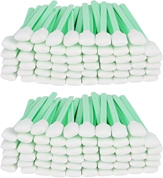 200PCS Square Foam Cleaning Swab Sticks, Foam Tip Cleaning Swabs