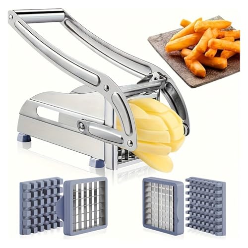 Cortadora manual de papas fritas de acero inoxidable miniatura 2