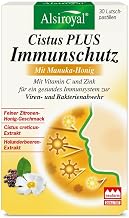 Alsiroyal Cistus PLUS Immune Protection with Manuka Honey (30 Pastilles) - With 300 mg Polyphenols from Cistus Creticus & Elderberry - for Adults & Children from 6 Years