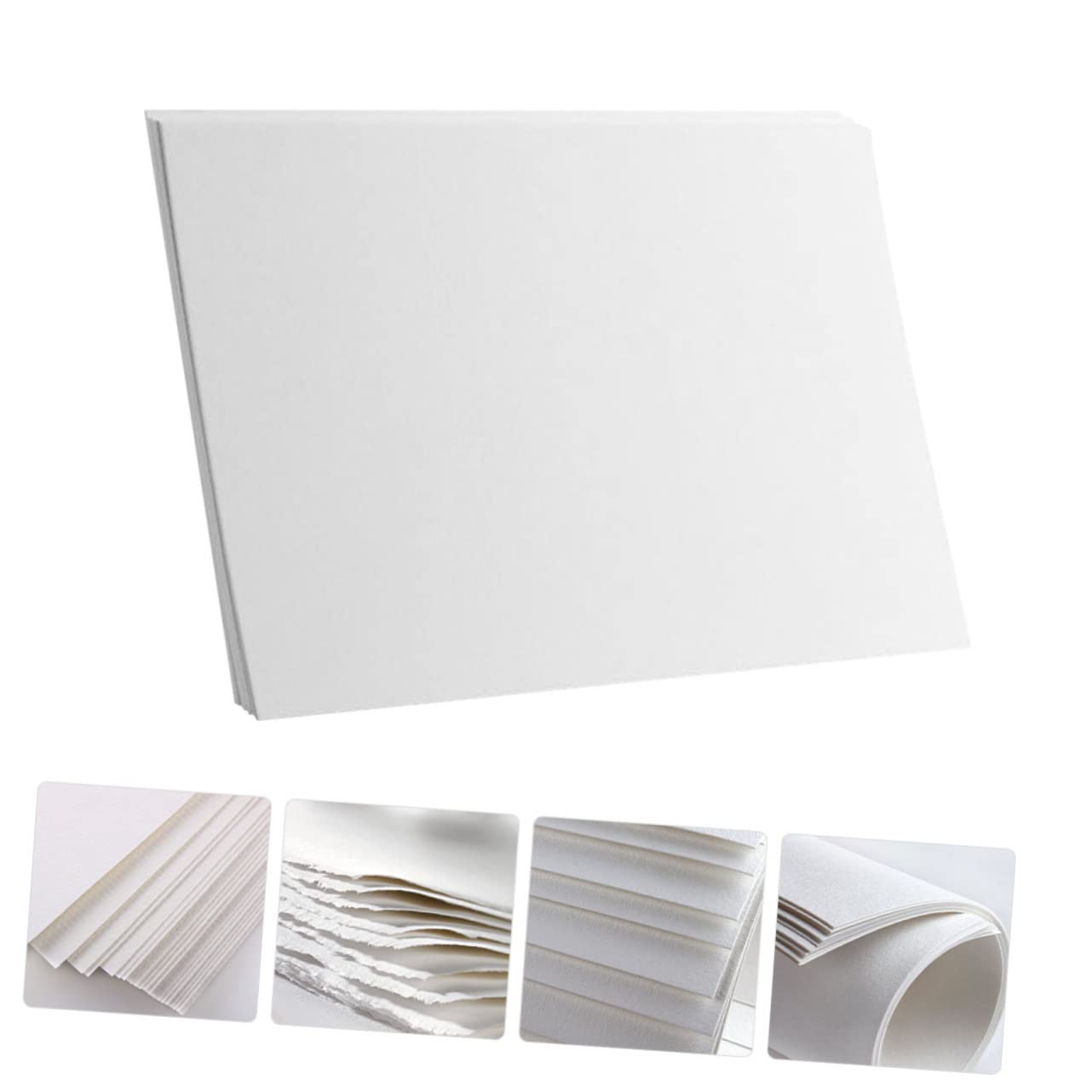 KOCKSHION 20Sheets Watercolor Paper Thick Multi Use Painting Paper for Oil Painting Watercolor and Sketching Durable and Water Resistant Fine Texture for Artists