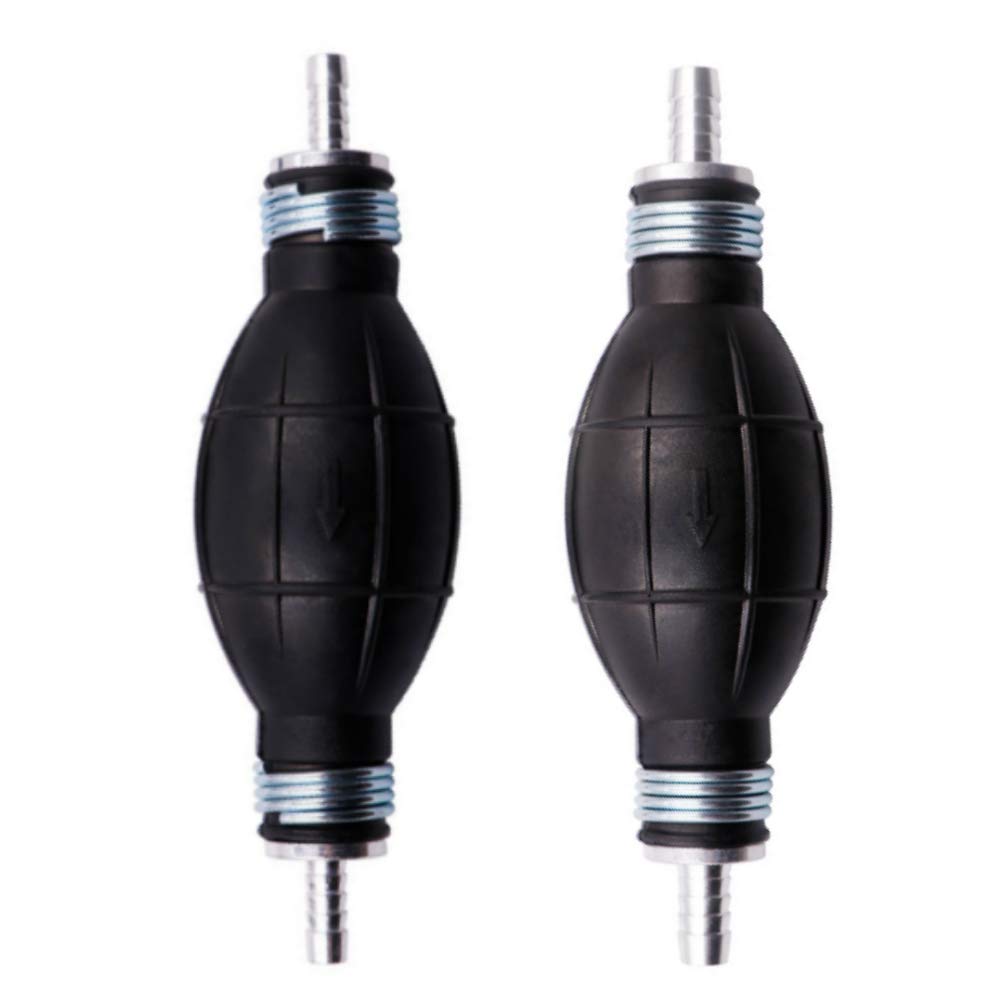ハンド燃料ポンプ 2個セット 6mm 8mm フューエルポンプ 手動 燃料ポンプ 燃料ライン アセンブリ 真空給油ライン マリンボートディーゼル用 ハンドプライマー ポンプアクセサリー