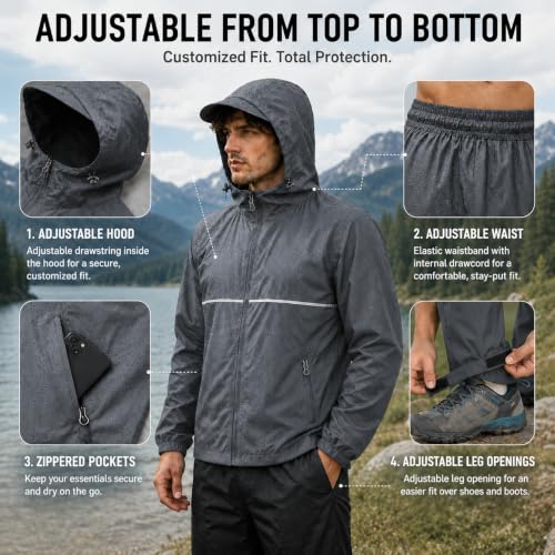 SWISSWELL Unisex Golf Rain Suit
