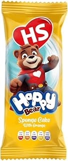كيكة هابي بير سبونج كيك بالبرتقال، 35 جرام (12 قطعة)