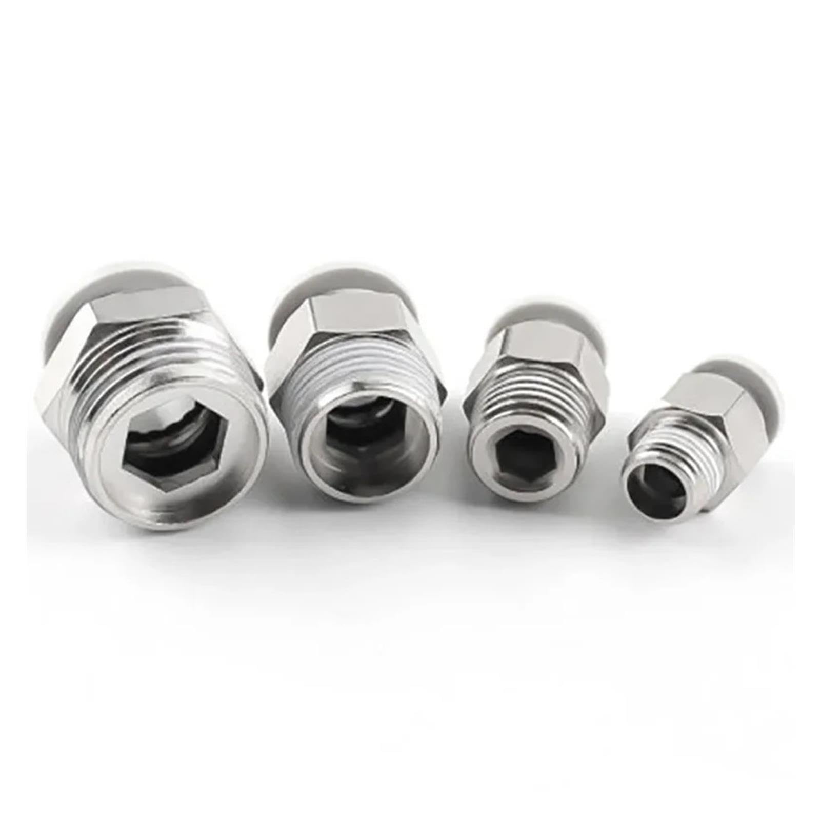Raccordo Pneumatico Push-In Bianco PC4-01 PC4-02 PC6-02 PC8-01