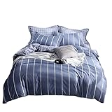  HELVES Lusso Brown Flower Bedry Duble Cover Piumino Federa Full King Queen Twin Dimensione Set (Colore : B, Size : Twin)