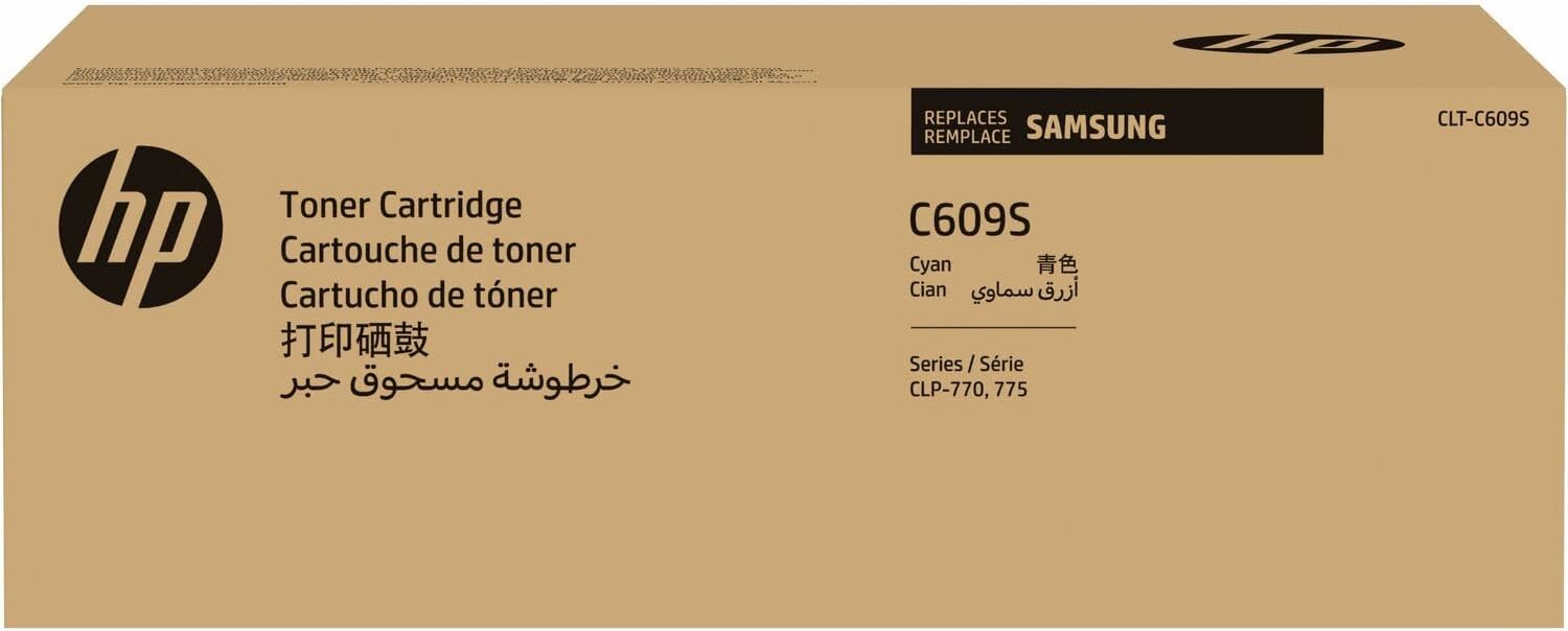 HP Samsung Electronics CLT-C609S/SEE Cyan 7K Yield Toner (SU086A)