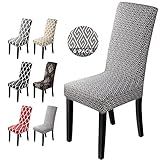 🌈 Uso Amplio: Se puede utilizar repetidamente. Esta funda para silla se puede utilizar para decoración de comedor, sala de estar, oficina, hotel, and fiesta etc. Es ideal para crear un ambiente cálido.