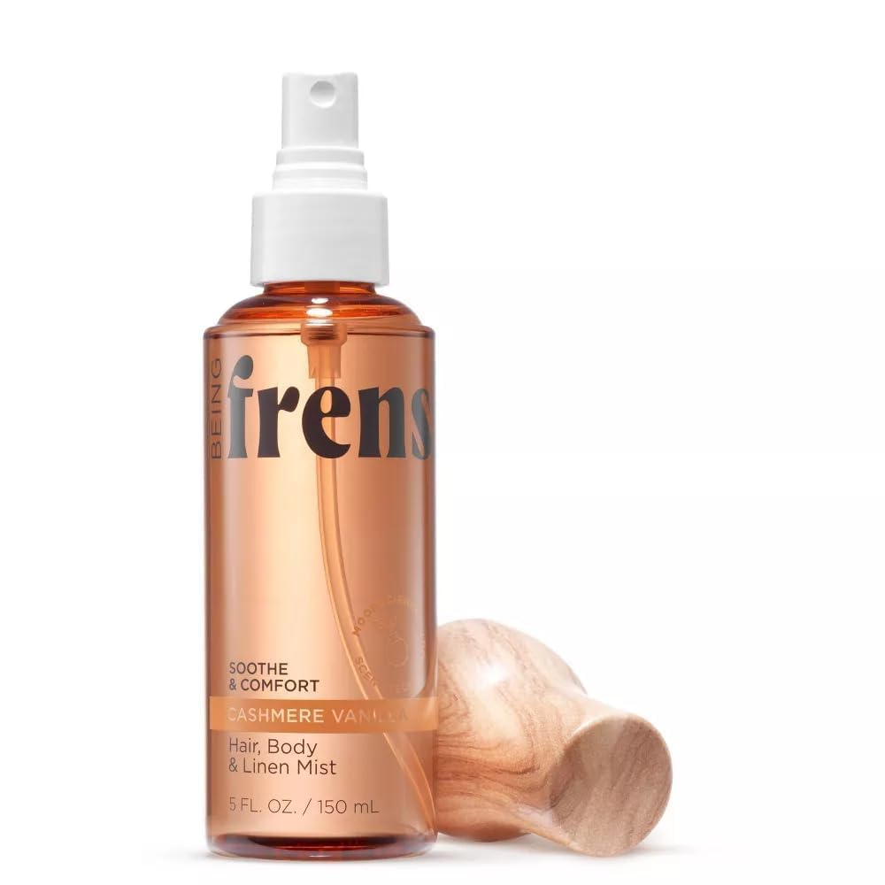 Generic Being Frenshe Hair, Body & Linen Mist Body Spray with Essential Oils - Cashmere Vanilla - 5 fl oz