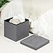 B FSOBEIIALEO Storage Ottoman Cube, Toy Chest Folding Footrest for Living Room Seat, 12.6