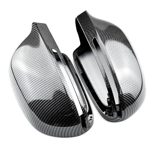 Boîtier porte extérieure look carbone pour rétroviseur Audi
