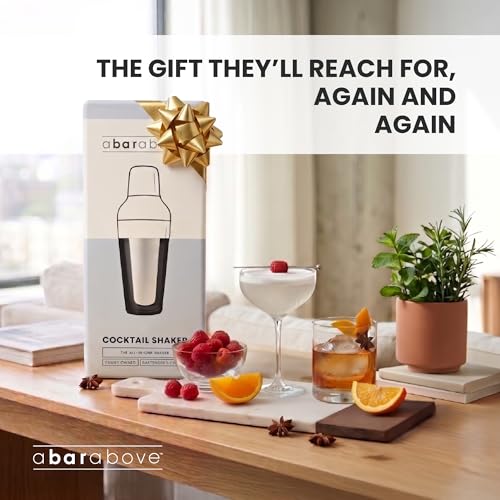 A Bar Above All in One Cocktail Shaker, Cobbler Style Shaker, 24 oz by A Bar Above - Used condition - Image 8