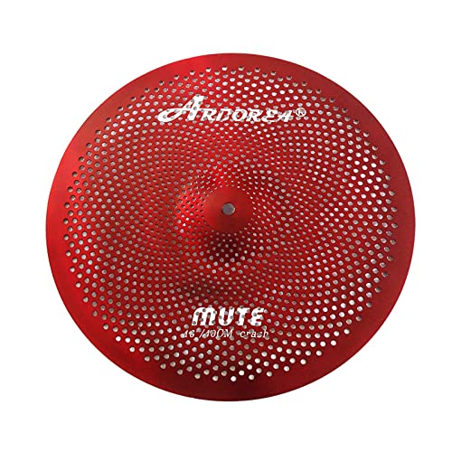 Arborea Low Volume Cymbal Pack - 14" Hi Hat, 16" & 18" Crashes, 20" Ride, 5-Piece Set with Free Cymbal Bag & Practice Mute