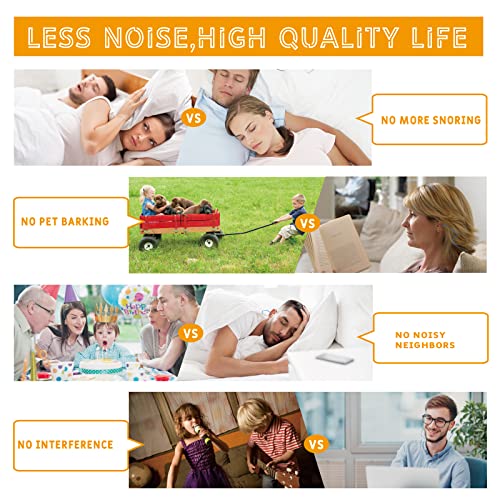 200 Pairs Foam Ear Plugs, Andanda Ultra Soft Corded Foam Earplugs, Reusable, Soft & Comfortable, Slow Rebound, Ear Plugs For Sleeping Noise Cancelling 32Db Nrr, Snoring, Shooting, Studying, Loud Noise #TOP6
