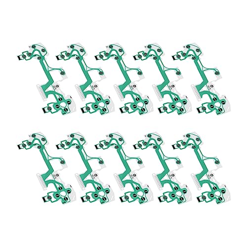 10Pcs Replacement Part Conductive Film, Circuit Film Board Keypad Conductive Film Ribbon Cable,for Handles Controller, for