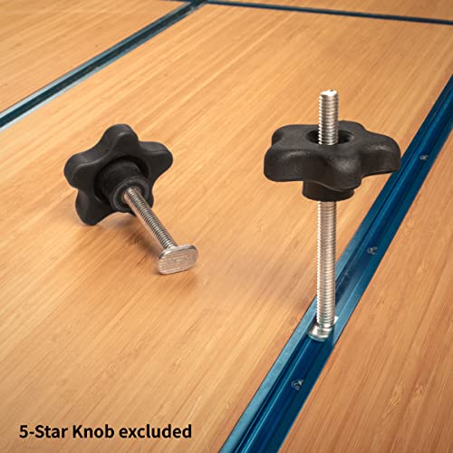 Lot De 20 Boulons à Goujons Noirs 1/2" X 2-3/4" - Grade B7 Avec écrous Hex 2H Et Rondelles