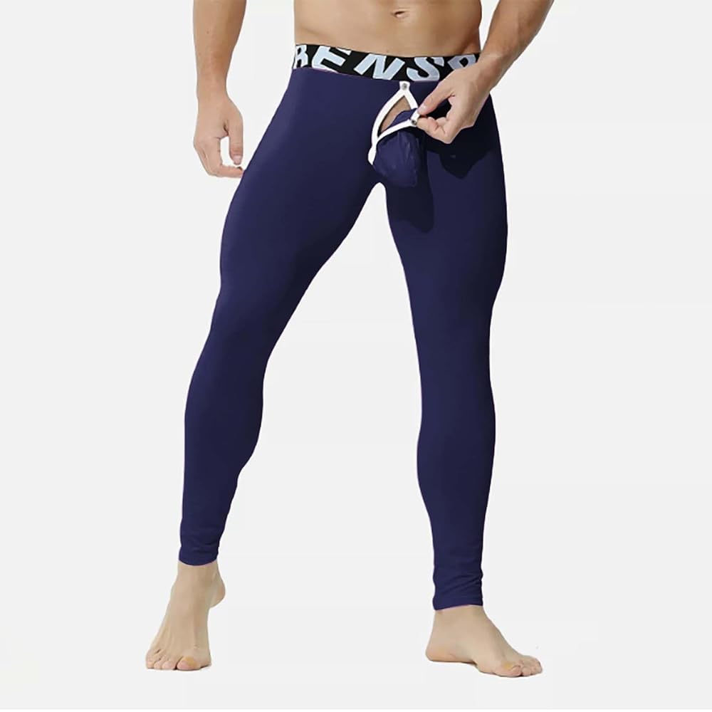 Pantaloni Termici Uomo In Cotone - Leggings Caldi Per Sport E Freddo - Foto 9