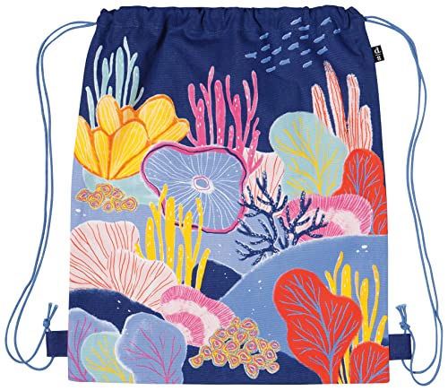 Danica Studio Neptune Drawstring Cinch Backpack, 14 x 17 inches