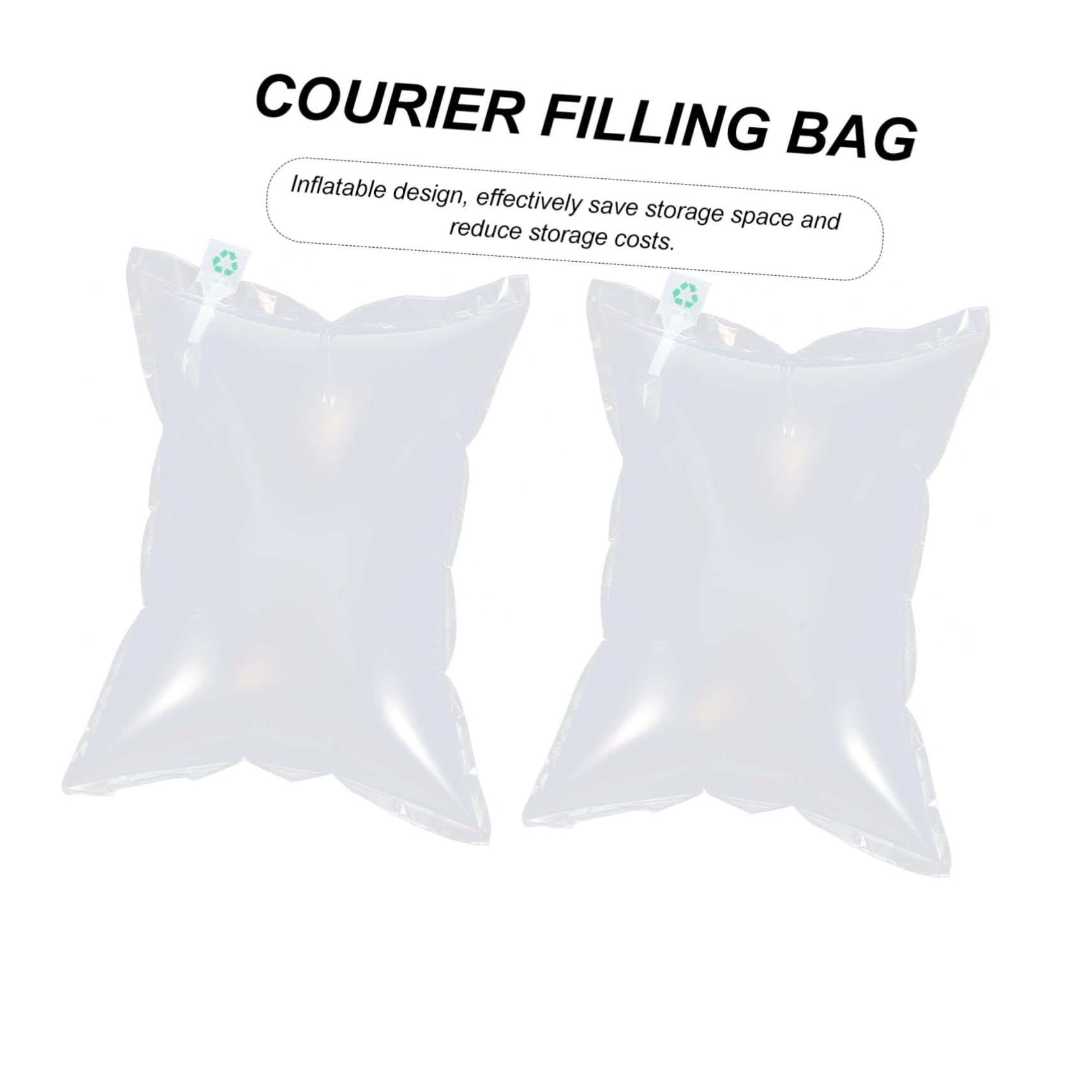 Aufblasbare Luftpolsterbeutel 30 Stück aus Co Extrusionsfilm | Weinflaschen und Obst, Spart Lagerraum, Stabile Luftfüllung, Schutzverpackung Beim Versand, Verpackungsmaterial