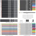 70 PCS Set de dessin d'approvisionnement d'art, Pro Fournitures d'art avec Tutoriel, Couleur, Graphite, Charbon, Aquarelle & Pencil métallique, pour les artistes Adultes Adolescents Débutant