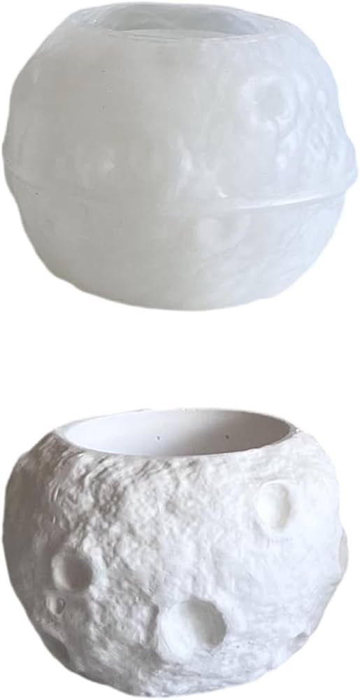 Moules à Bougies En Silicone Lune - Moule En Silicone Pour Bougie