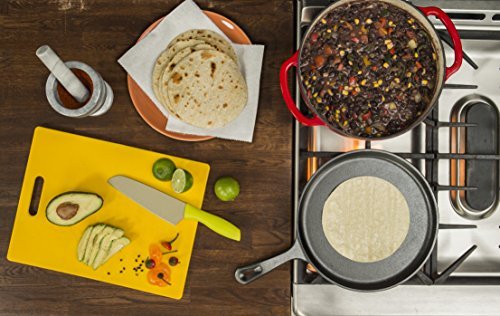 Image of Lodge Round Seasoned Cast Iron Griddle - Round-Shaped, Pre-Seasoned Iron Griddle Pan - Non-Toxic, PFAS-Free Cookware - Compatible with Stovetop, Oven, Grill, or Campfire - 10.5 Inches (Pack of 5)