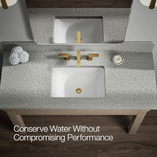 Kohler 97093-4-2MB Hint® Widespread Bathroom Sink Faucet, 1.2 gpm, Vibrant Brushed Moderne Brass thumbnail 11