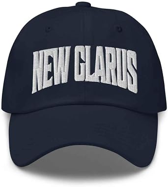 New Glarus Baseball Cap New Glarus Dad Hat Wisconsin WI Hat Embroidered Souvenir