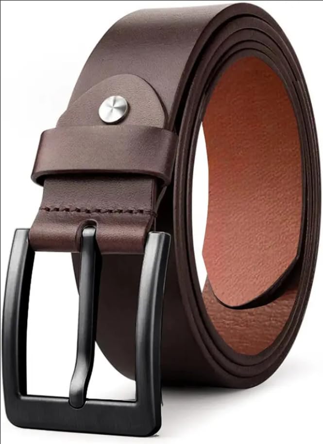 A_E_Belt For Men_PU SINGLE LUPPI BROWN FREE SIZE-image-16